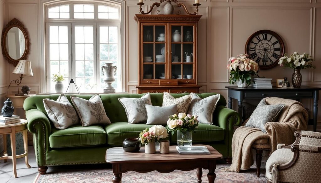 French green velvet couch French green velvet couch