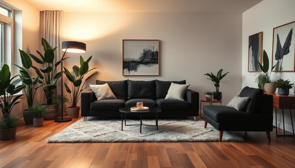 black sofa living room inspirations