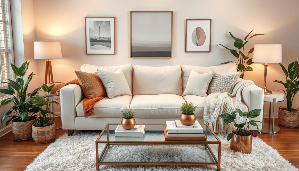 cream cloud couch living room