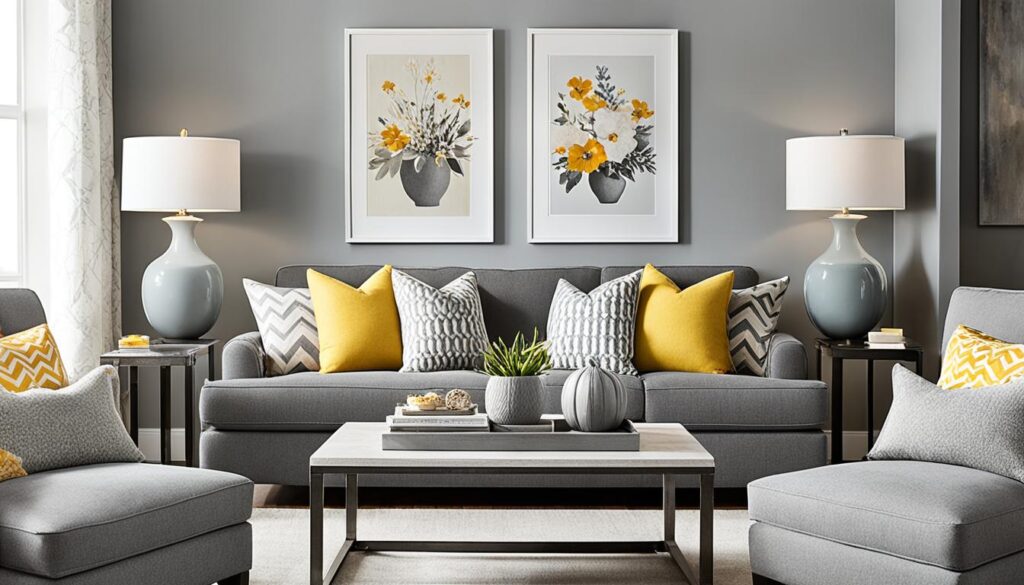grey living room furniture