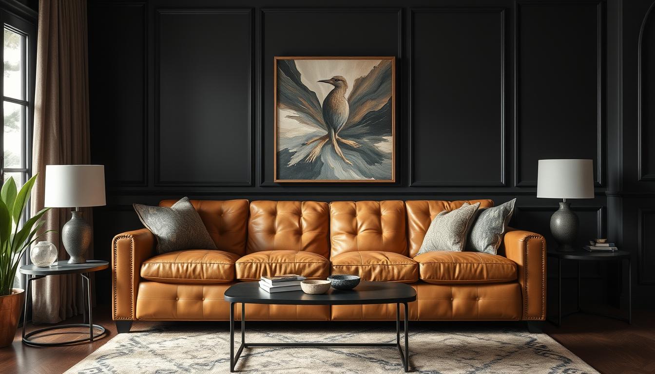 20 Light Brown Leather Couch Living Room Decor Ideas — free download