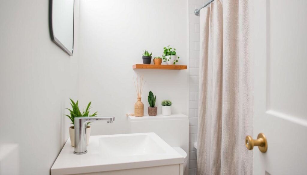 small bathroom decor ideas on a budget
