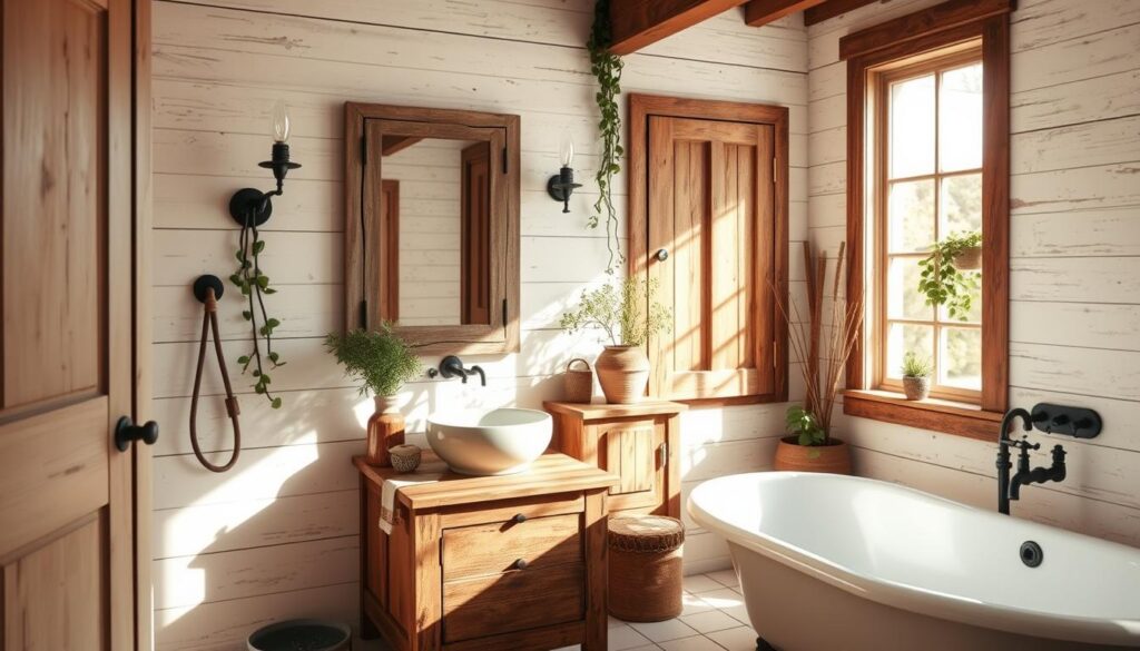 small farmhouse bathroom decor ideas