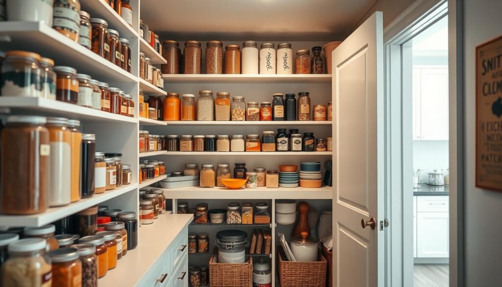small kitchen pantry organization ideas