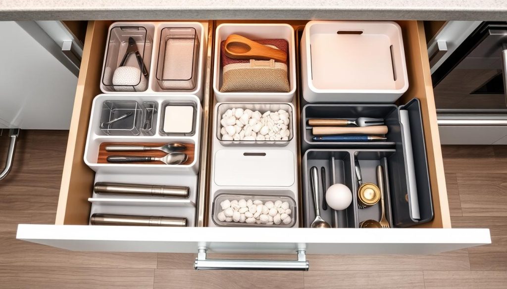 small kitchen drawer organization ideas